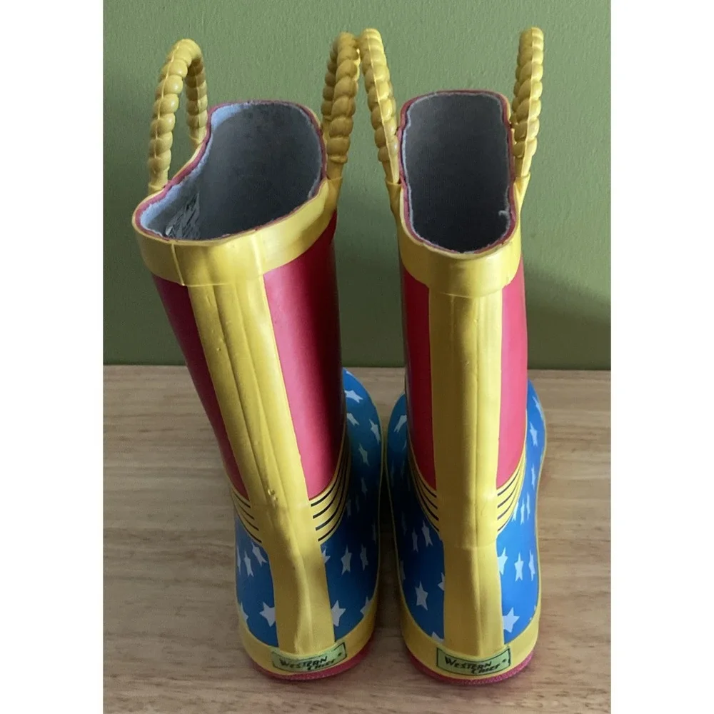 Western Chief Wonder Woman Rain Boots, Kids‎ Size 3